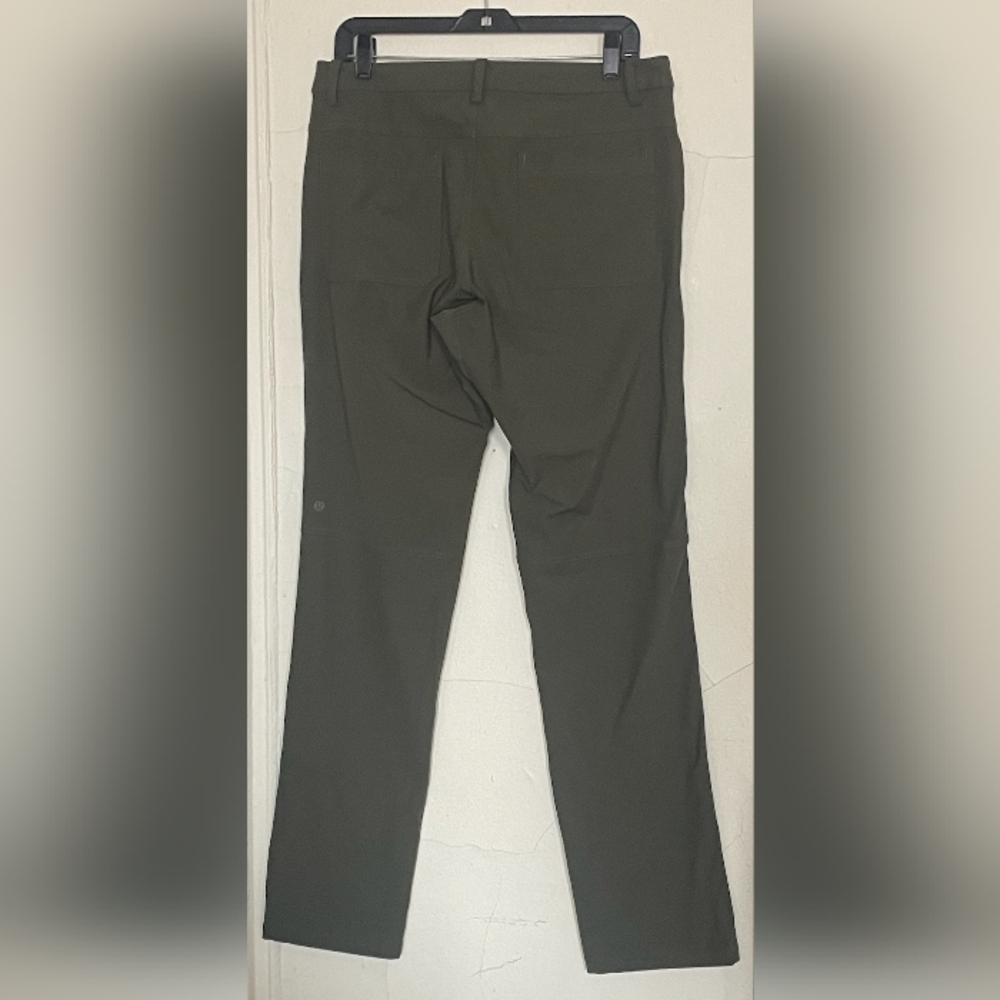 Lululemon Men's ABC Pants Army Green 32 X 32 Euc No Flaws $128 Chinos Khakis - Picture 3 of 4